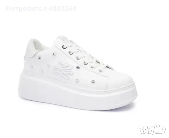 Обувки ANAKAPRI Autograph Studs White Women , снимка 2 - Маратонки - 55381963