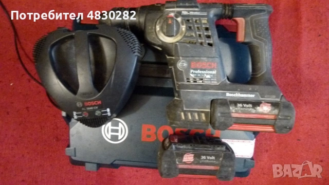 Акумулаторен перфоратор - Bosch GBH 36 V-LI Plus Professional - , снимка 11 - Перфоратори - 54653244