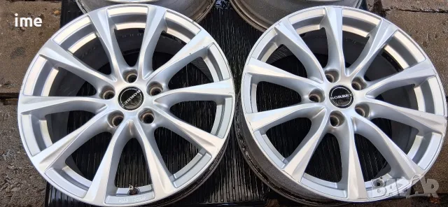 4бр ляти джанти 7.5J17 ЕТ48. Borbet. 5x112. Стават на Audi, Golf, Touran, Passat и др. Среден...., снимка 13 - Гуми и джанти - 55318440