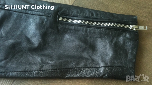 Jack & Jones JCOMORTY LEATHER Jacket Размер M мъжко яке естествена кожа 14-27, снимка 10 - Якета - 54803659