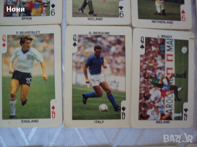Карти от дъвки футболисти "Евро 88".