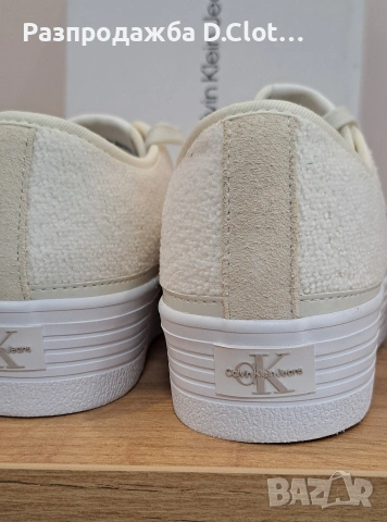 Calvin Klein кецове 39 естествена кожа , снимка 6 - Кецове - 54828367