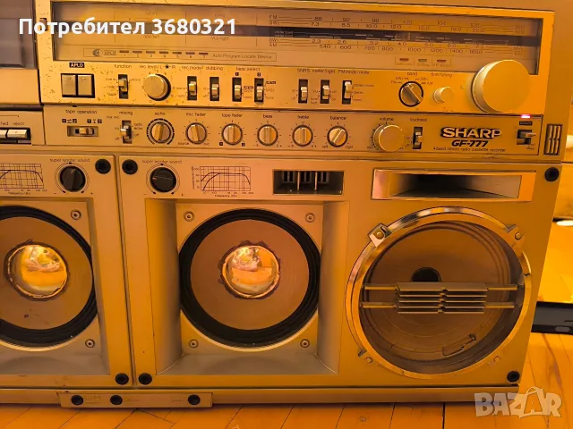 Sharp GF 777 Z Boombox касетофон