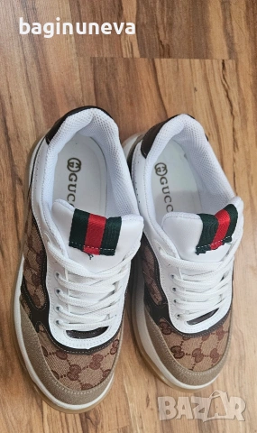 Нови дамски обувки на Gucci 39 номер, снимка 4 - Маратонки - 54546775