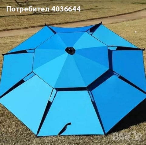 Подсилен слънцезащитен чадър 2.10 м – Защита и комфорт навсякъде на открито NS 3920, снимка 3 - Други стоки за дома - 54755408