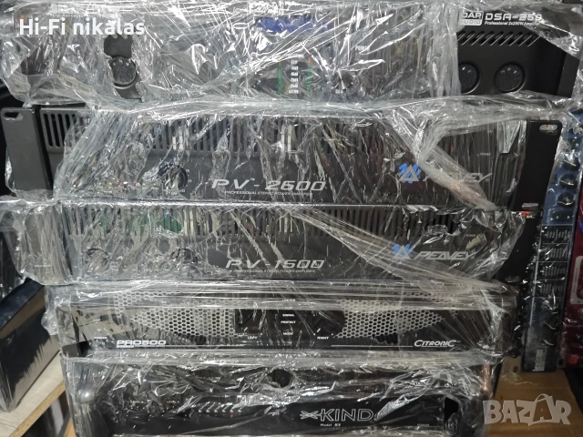 професионално крайно стъпало усилвател BEHRINGER PEAVEY QSC DAP AUDIO CITRONIC KIND WHARFEDALE OHIO, снимка 3 - Ресийвъри, усилватели, смесителни пултове - 46607511
