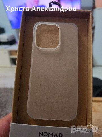 Оригинален чисто нов кейс Nomad Super Slim Case за iPhone 15 Pro (Carbide) – Ултра тънък #63 , снимка 3 - Калъфи, кейсове - 54634796