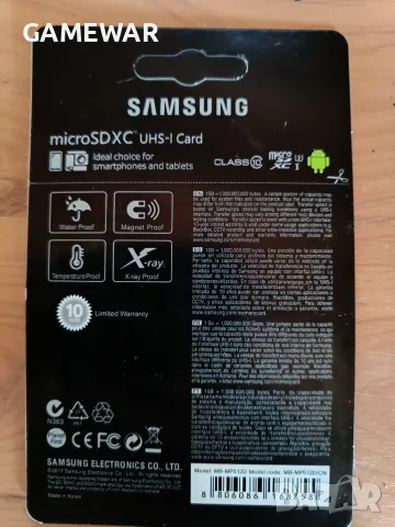 Карта памет SAMSUNG с гаранция., снимка 2 - Карти памет - 55381942