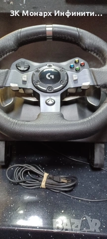 Волан и педали Logitech G920 , снимка 4 - Друга електроника - 54210634