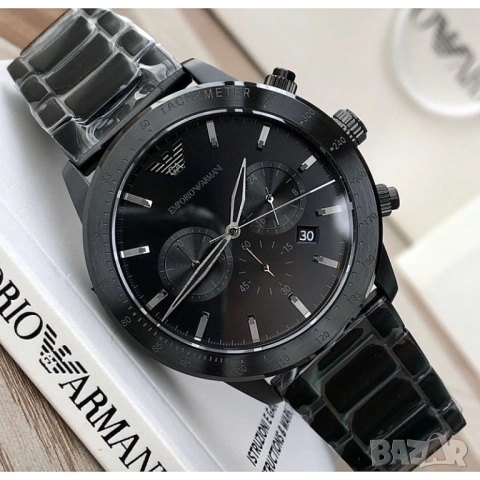 Emporio Armani AR11242 Mario Chronograph, снимка 6 - Мъжки - 47393358