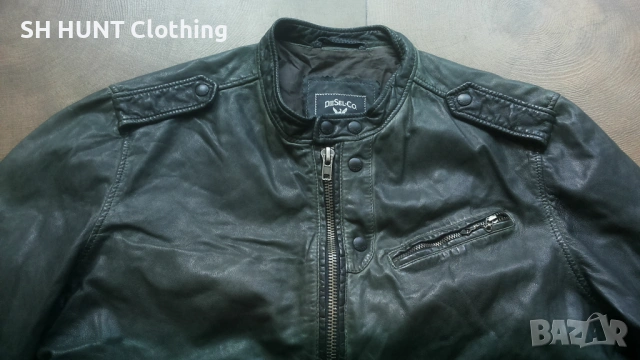 DIESEL LEATHER Jacket Размер XL мъжко яке естествена кожа 18-27, снимка 3 - Якета - 54804741