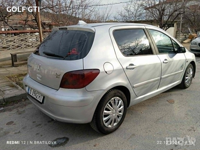 Peugeot 307 2.0HDI 90к.с, снимка 7 - Автомобили и джипове - 55165909
