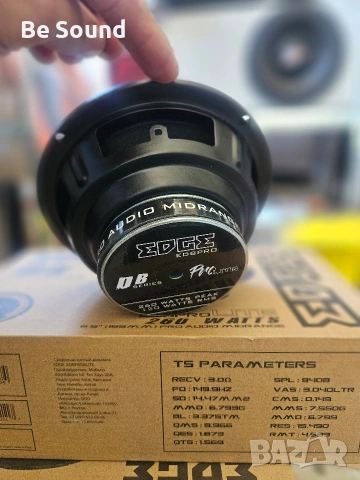 Средночистотни говорители Мидрейндж EDGE EDXPRO6 Lite 130w Rms 260w Max 4 ohm , снимка 3 - Тонколони - 54563368