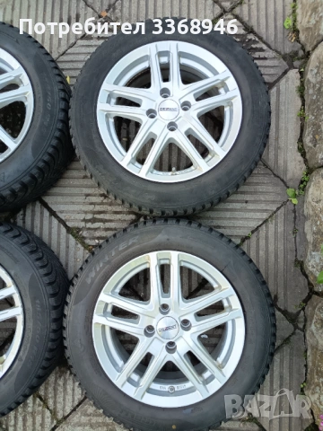 Джанти DEZENT 15" 4X100 с гуми 185/60/15, снимка 5 - Гуми и джанти - 54600264