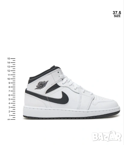 Nike Air Jordan 1 Mid (GS) кецове/ маратонки номер 37 ,5, снимка 9 - Детски маратонки - 54744220