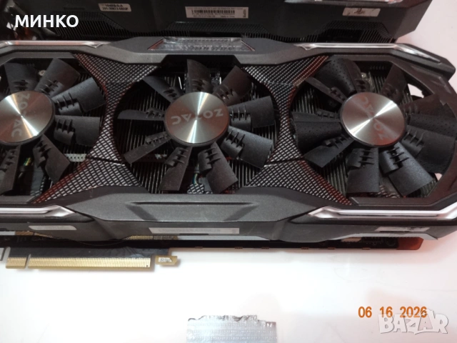 GTX 1070ti  ZOTAC, снимка 4 - Видеокарти - 54932324