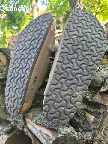 BIRKENSTOCK  Arizona мъжки кафяви чехли - 43/44 ( 164€ в интернет сайт), снимка 5 - Мъжки чехли - 54830090