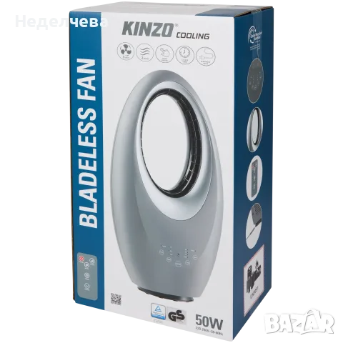 вентилатор без перки Kinzo., снимка 2 - Вентилатори - 55376567