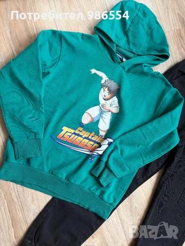 Сет дънки и суичър размер 152 см , снимка 2 - Детски панталони и дънки - 54158103