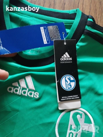 adidas fc schalke 04 2013-14 - колекционерска футболна тениска НОВА Л, снимка 4 - Тениски - 55252014