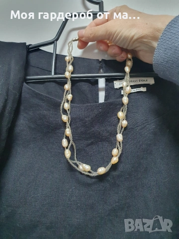 Комплект от речни перли.Внос Лондон , снимка 5 - Бижутерийни комплекти - 54280886