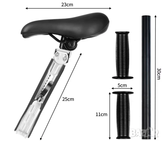 Детска седалка за велосипед с дръжки, за колело, алуминиева рамка, родител дете, предна седалка MTB, снимка 12 - Аксесоари за велосипеди - 54234557