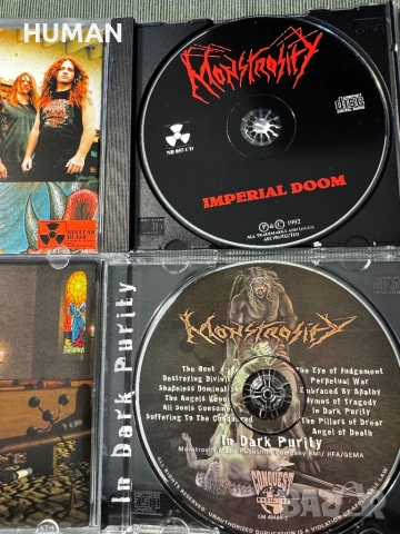 Brutality - Carcass - Monstrosity - In Battle - Cradle, снимка 5 - CD дискове - 54424376