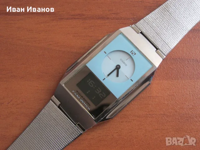 Casio FS-104 FILM WATCH ILLUMINATOR Касио аналогово дигитален часовник, снимка 4 - Дамски - 55657292