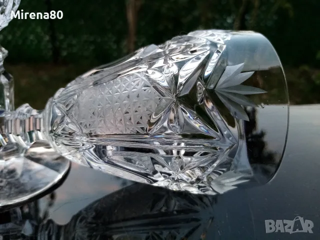 Кристален сервиз за вино НОВ - Югославия ! , снимка 8 - Сервизи - 55546931