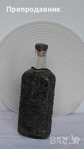 Ръчно изработена бутилка за вино, ракия или други напитки, снимка 4 - Декорация за дома - 54003920
