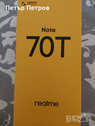 Продавам Мобилен телефон Realme Note 70T.