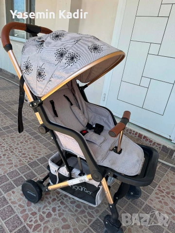 Лятна количка Cangaroo Mini бежов, снимка 3 - Детски колички - 55069392