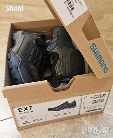 Чисто нови МТБ обувки Shimano EX700 с BOA и SPD – Размер 40 (Стелка 25.2 см) ​, снимка 11 - Спортна екипировка - 55221918