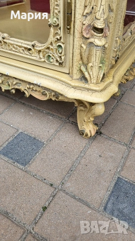 Луксознена барокова витрина , снимка 8 - Секции и витрини - 54332276