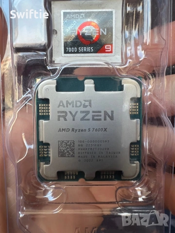 AMD Ryzen 5 7600x, снимка 3 - Процесори - 54057593