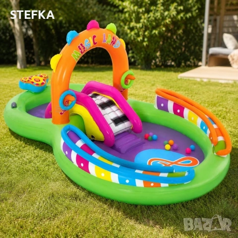 Надуваем аквапарк 85€