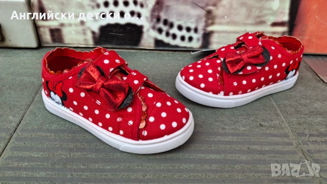 Английски детски кецки с Мини Маус