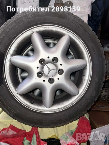 Гуми с джанти Мерцедес w203 205/55/16, снимка 2 - Гуми и джанти - 54968985