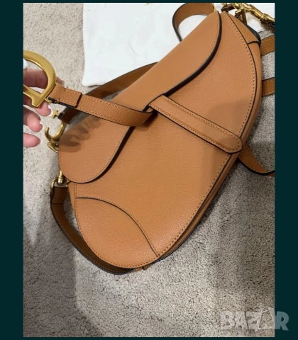 Dior маркова чанта естествена кожа, снимка 6 - Чанти - 55279373
