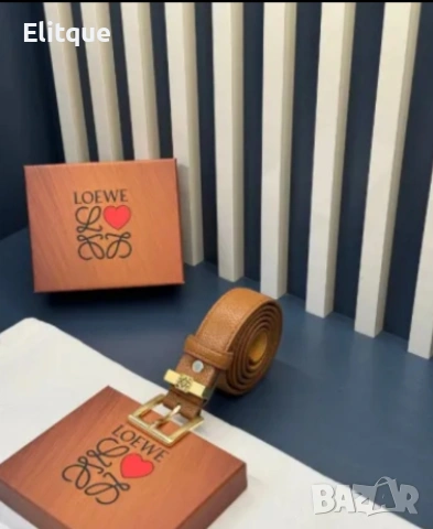 Колани loewe от естествена кожа в кутия на марката , снимка 11 - Колани - 54381807