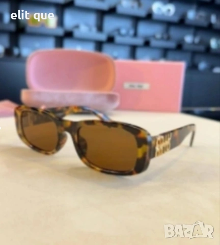 очила с висок клас калъф ,кутия , сертификат и кърпичка на марката fendi miu miu , снимка 9 - Слънчеви и диоптрични очила - 55092319