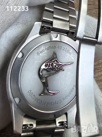 БАРТЕР Zelos Swordfish 40mm SS 'Crimson Red' - Seiko NH35, снимка 4 - Мъжки - 55671562
