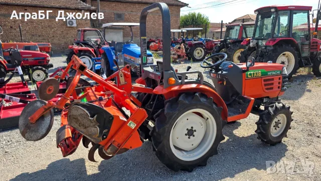 Японски трактор Kubota GB180 (Hitachi CTX18) с фреза, 4x4, 18 кс., АграБГ Джолев , снимка 4 - Селскостопанска техника - 55636404