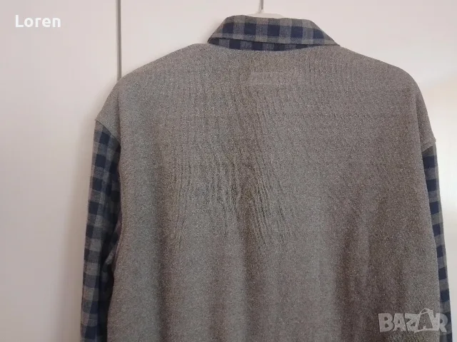 *Zara men*Мъжка готина риза каре с дълъг ръкав, снимка 5 - Ризи - 53467584