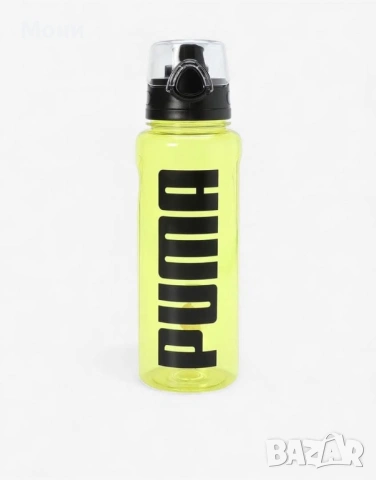 PUMA Training Sportstyle Water Bottle Yellow 1L  Унисекс бутилката за вода Puma в жълто е лека, стил