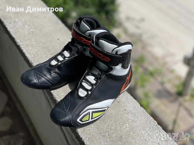 Мото боти Alpinestars 42 размер, снимка 7 - Спортни обувки - 54694240