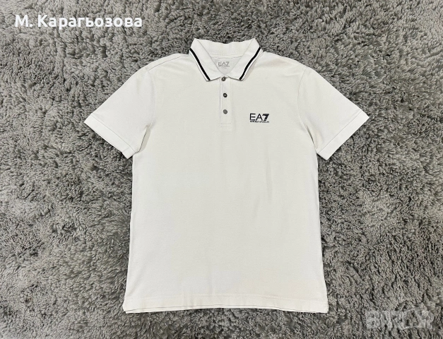 Оригинална тениска EA7 Emporio Armani, Размер М, снимка 2 - Тениски - 55225742