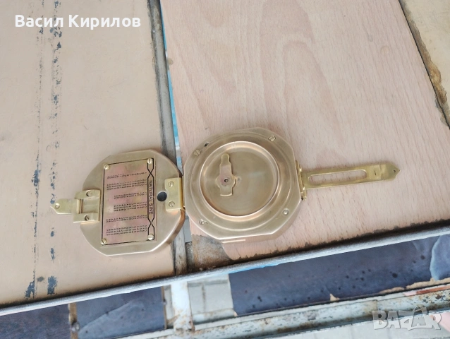 Месингов Компас , снимка 3 - Антикварни и старинни предмети - 55125671
