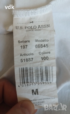 100% Оригинална мъжка тениска с яка U.S. POLO ASSN!  , снимка 7 - Тениски - 55123913