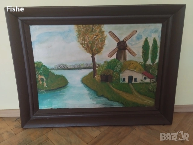 Продавам стара холандска картина, снимка 8 - Антикварни и старинни предмети - 54325416